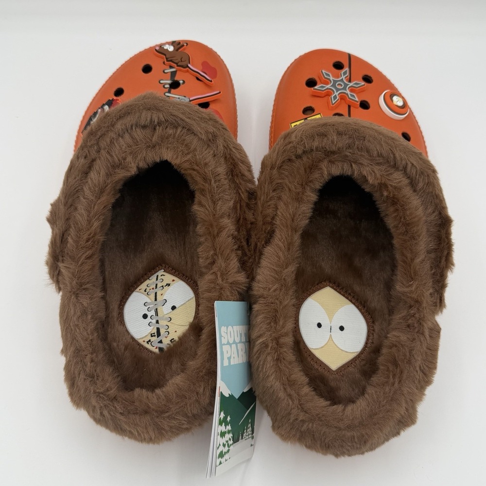 Crocs x South Park Kenny Faux Fur Clogs Size 9 Men's 211499-90H